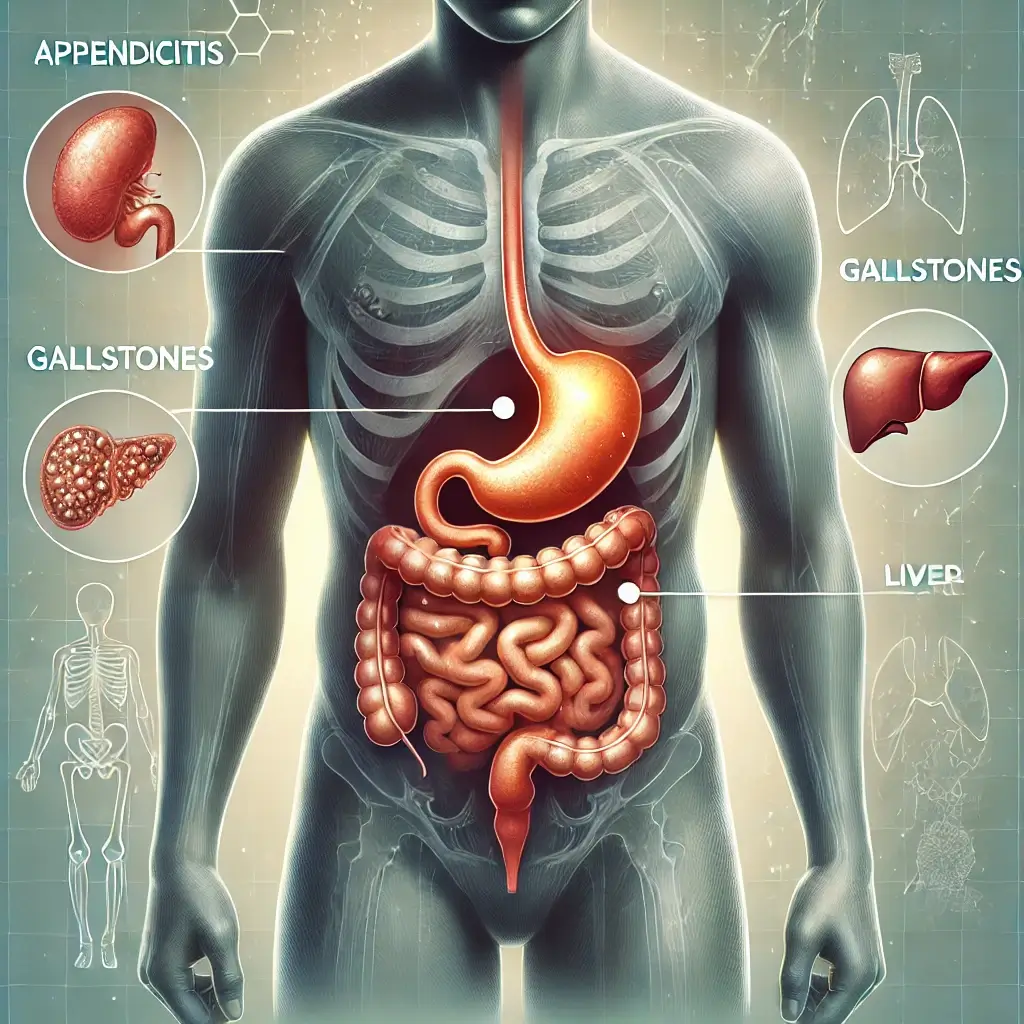 오른쪽 배가 콕콕 쑤시는 원인
