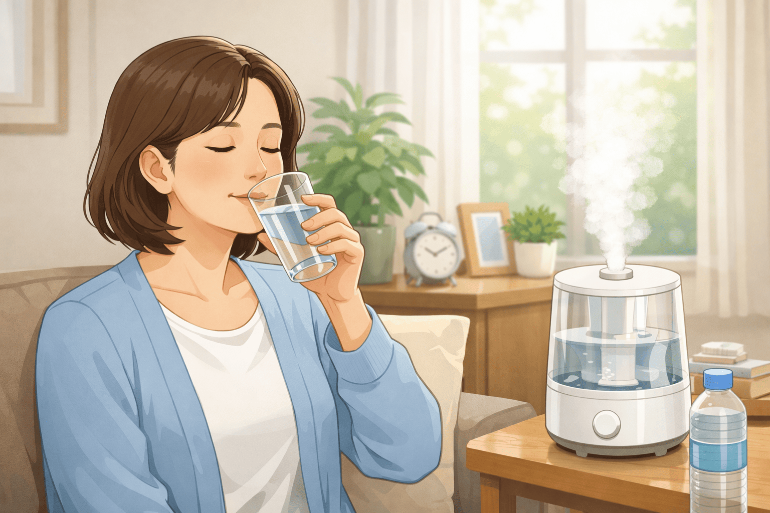 구강 목 건조증 생활 관리법 사진
