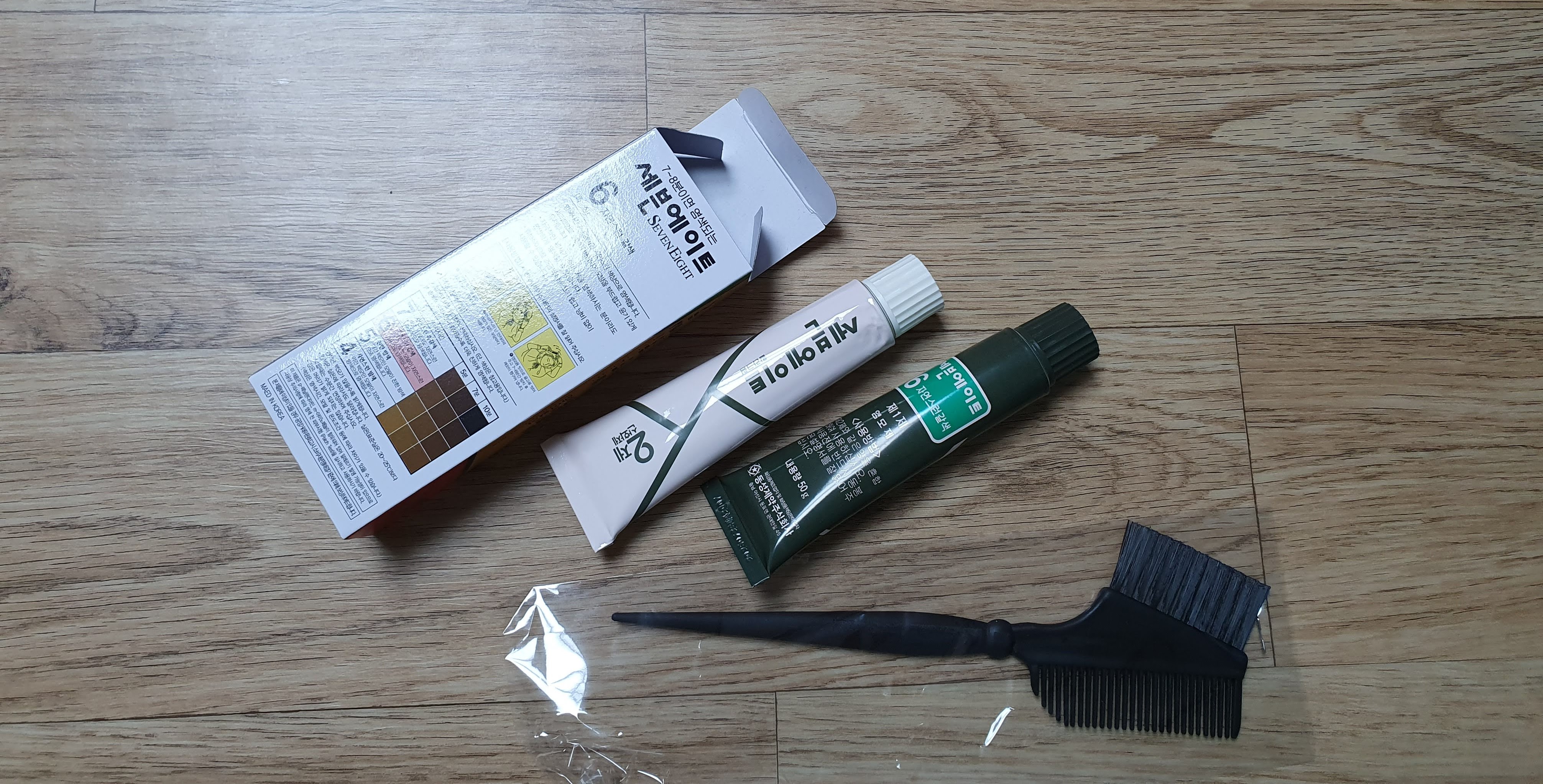 집에서염색시간