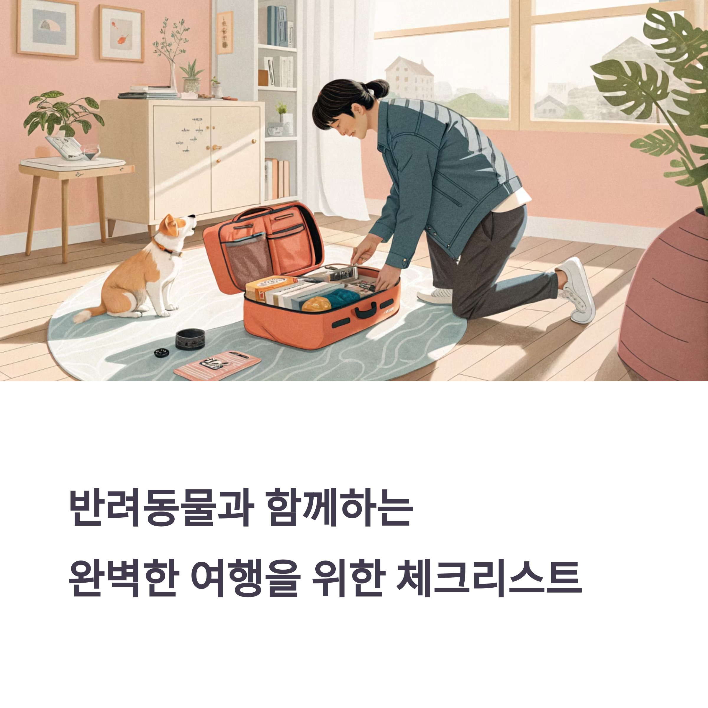 반려동물 여행 준비물, 완벽하게 챙기기