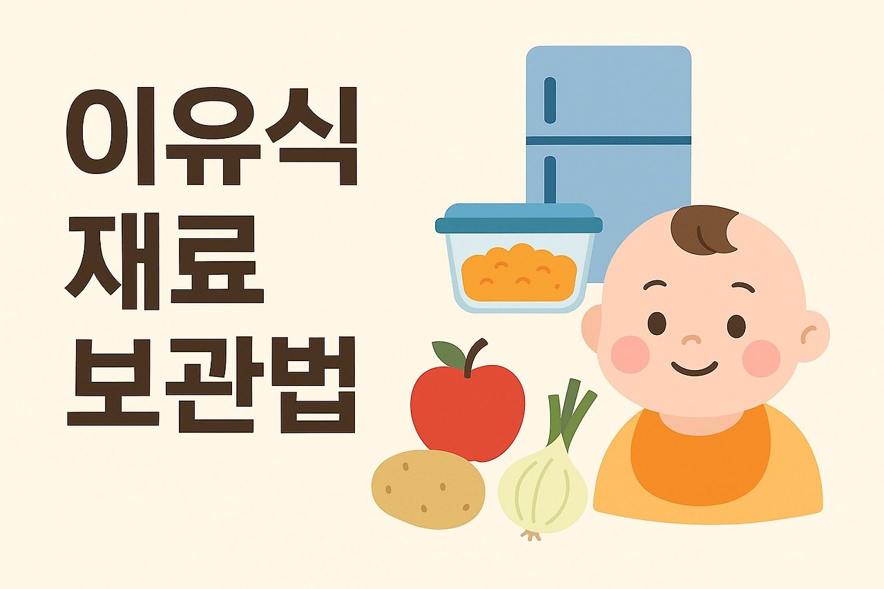 건강한 이유식 재료 보관법 ❘ 냉장&middot;냉동&middot;실온 보관 가이드