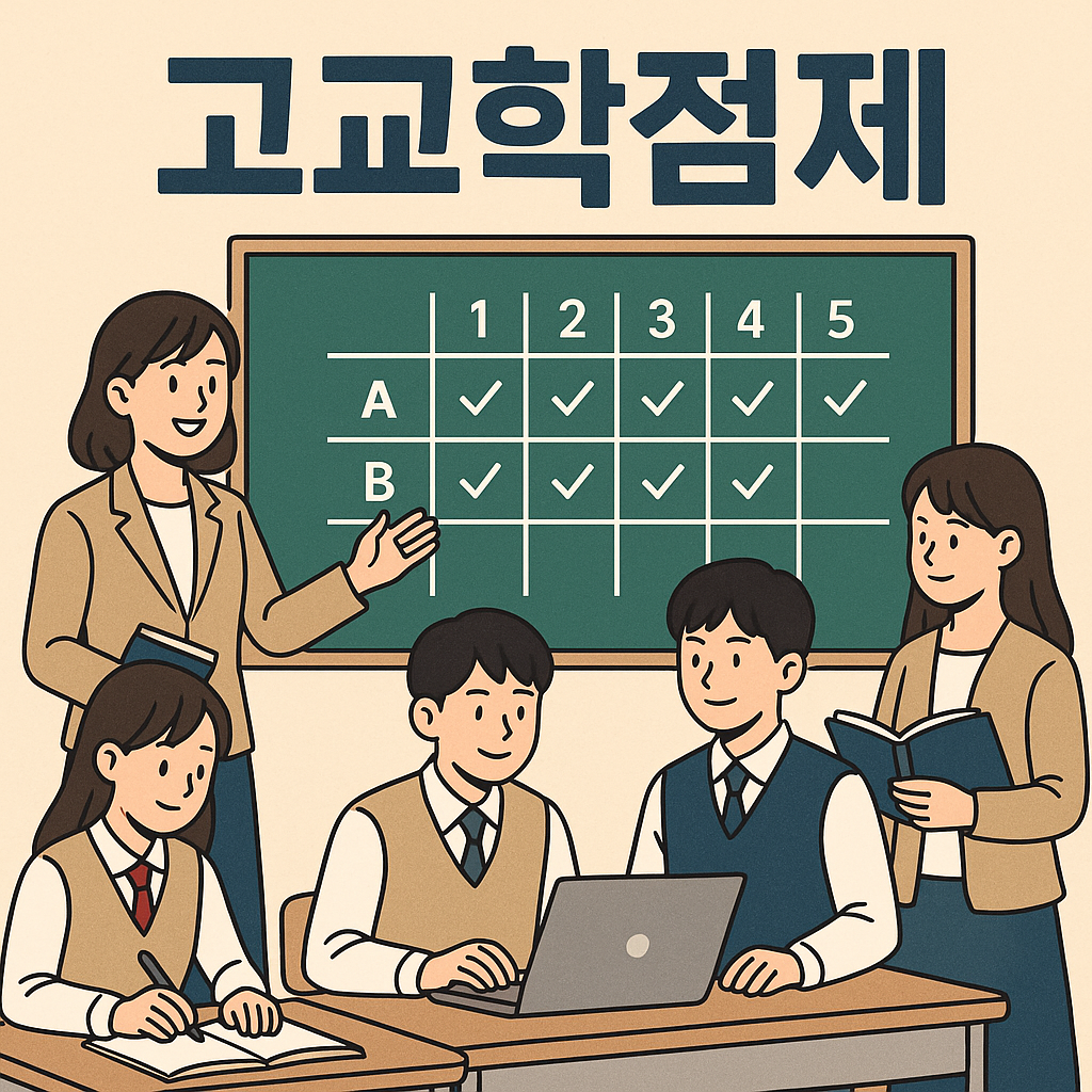고교 학점제 포스터