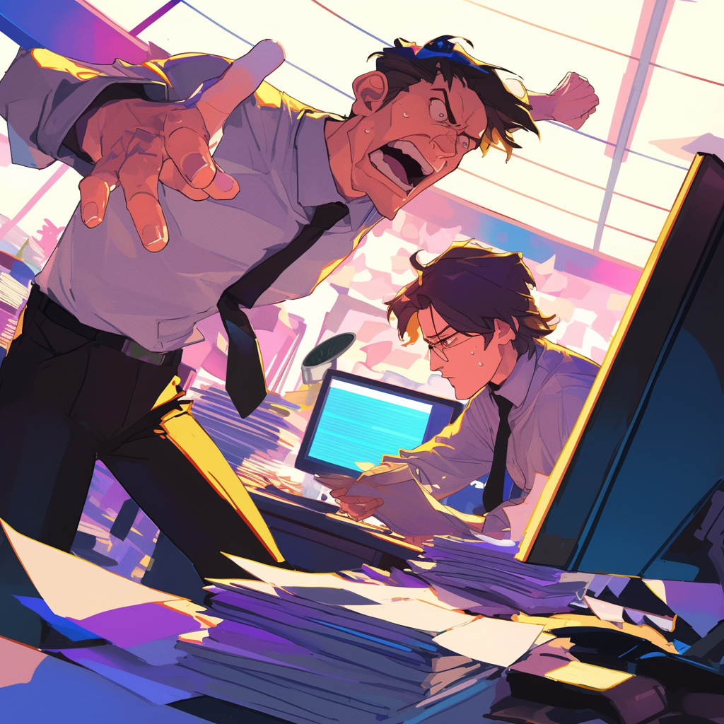 상사한테 혼나는 꿈