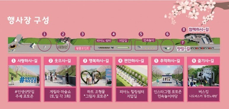 여주_흥천_남한강_벚꽃축제_행사_구성