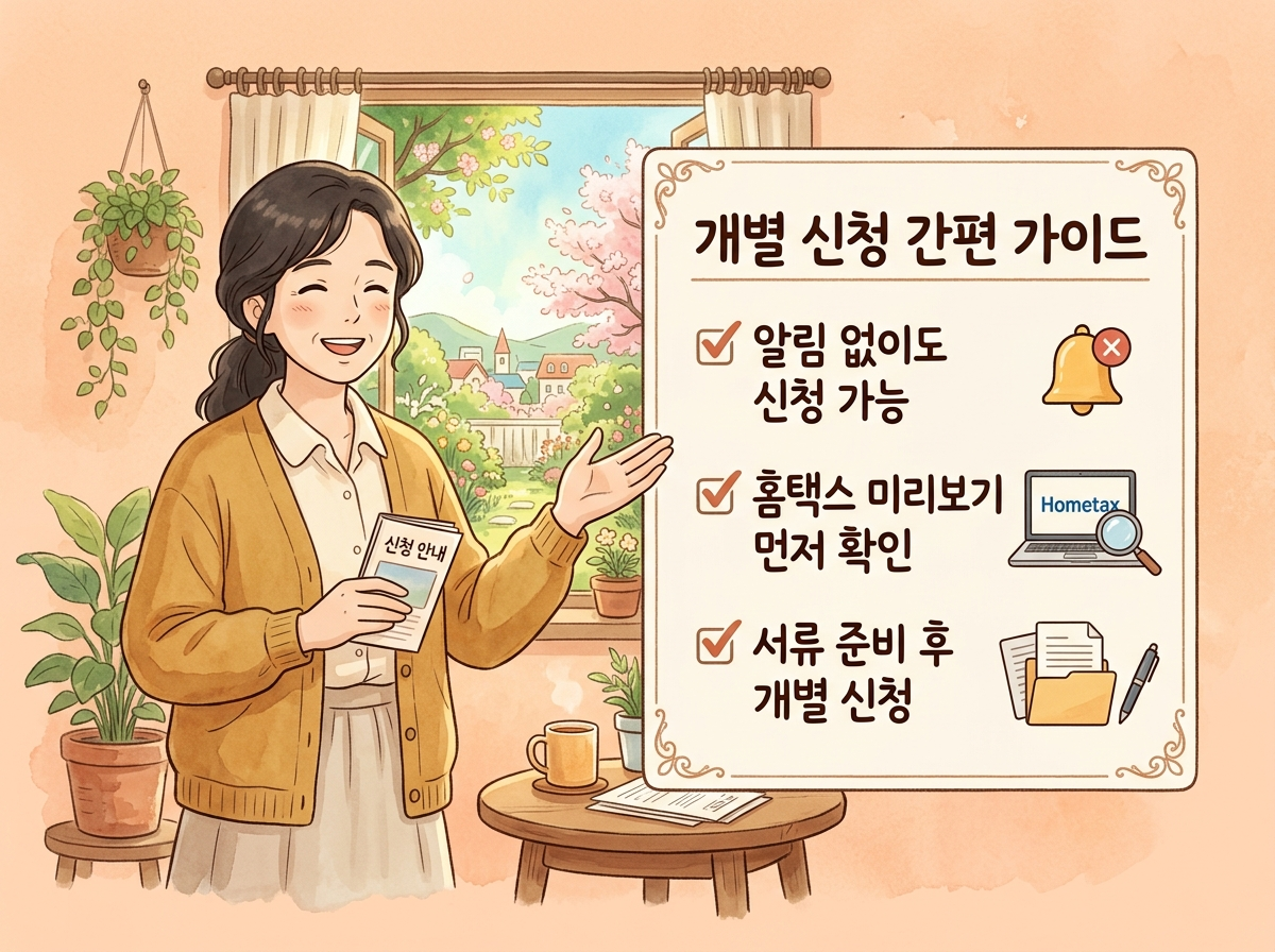 자녀장려금 미안내자 신청 핵심 요약 인포그래픽