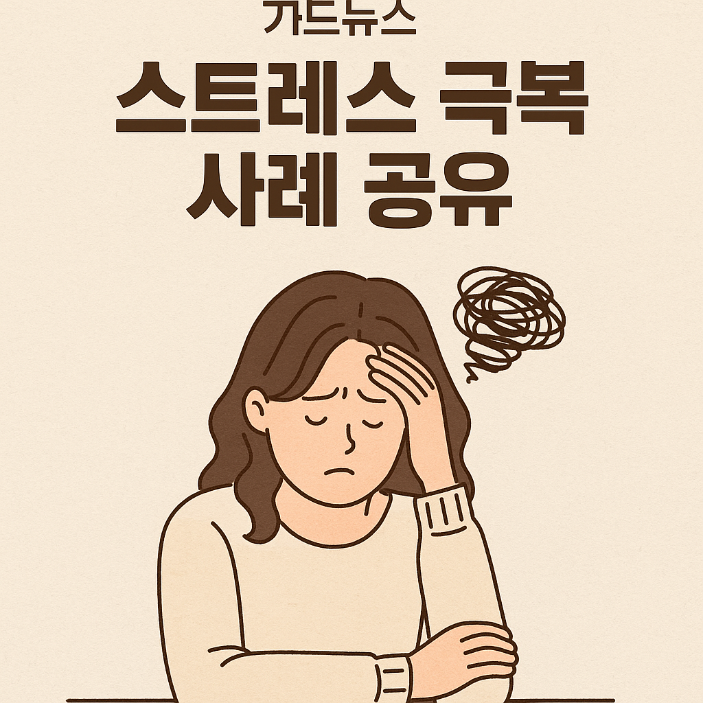 스트레스 극복 사례공유