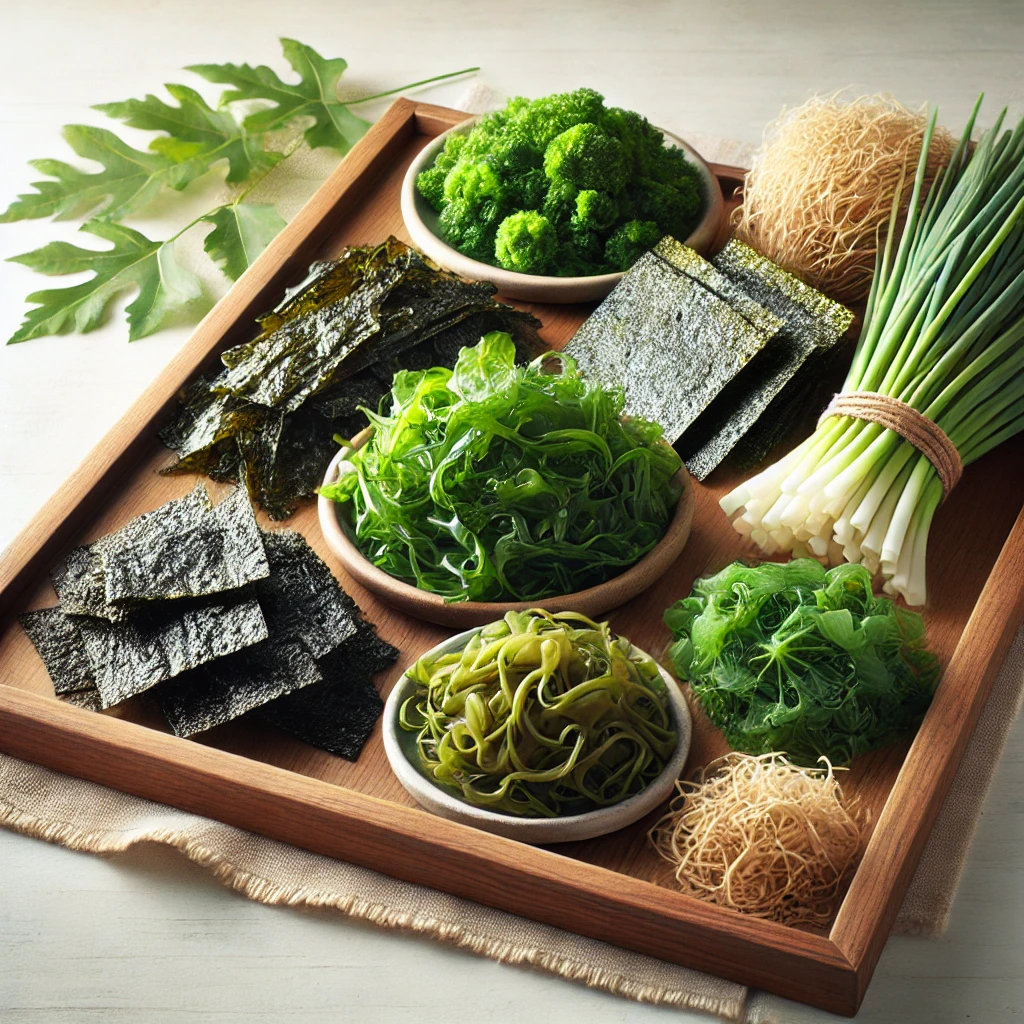 김, 미역, 다시마