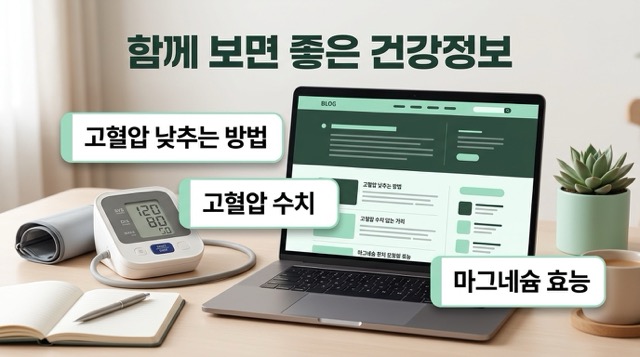 혈압 정상수치 관련 건강정보 함께 읽기