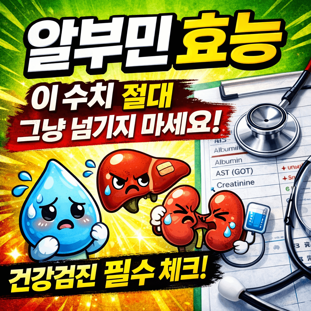 알부민 효능과 수치