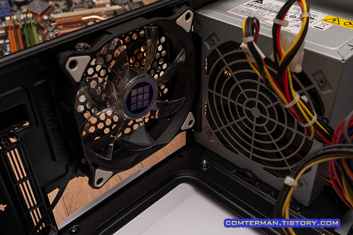 마이크로닉스 H300 후면 냉각팬