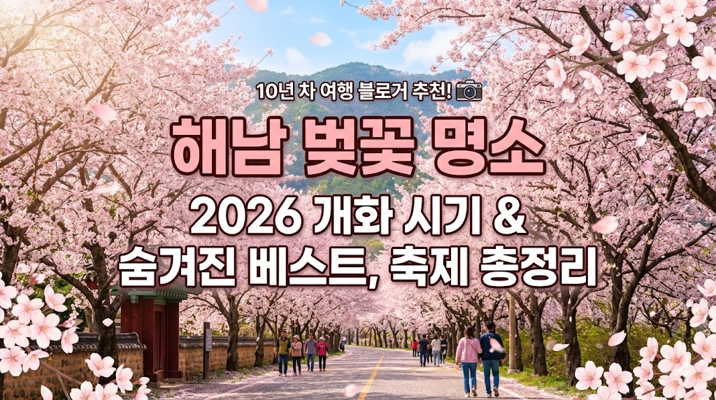 해남 벚꽃 명소