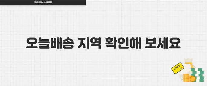 다이소 오늘배송 가능 지역과 시간대 한눈에 정리