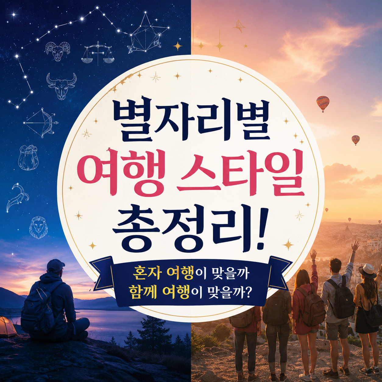 별자리별 여행 스타일