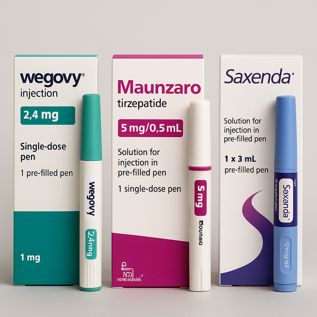 위고비&middot;마운자로&middot;삭센다 비교표