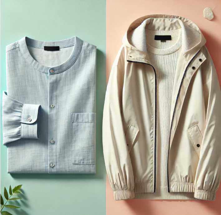 아침&amp;#44; 저녁 옷차림