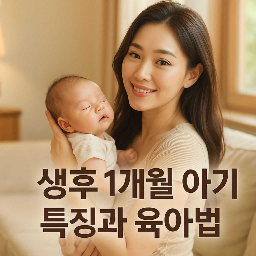 생후 1개월 아기 특징 & 현실 육아 꿀팁 총정리!