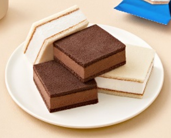 한국의 떡 종류 달떡-아이스크림 샌드