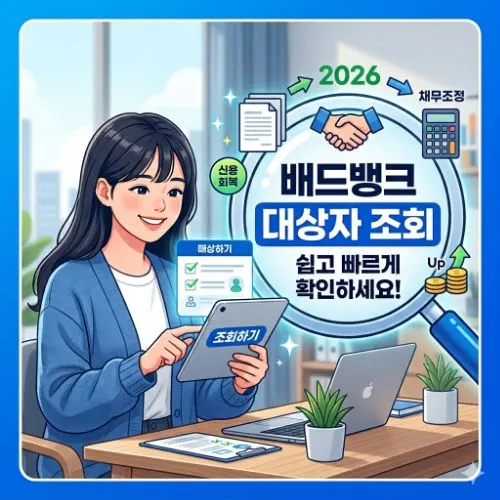 배드뱅크 대상자 조회 ❘ 당신도 모르게 잠자고 있는 빚탕감 자격 조건 및 원금 감면 확인법