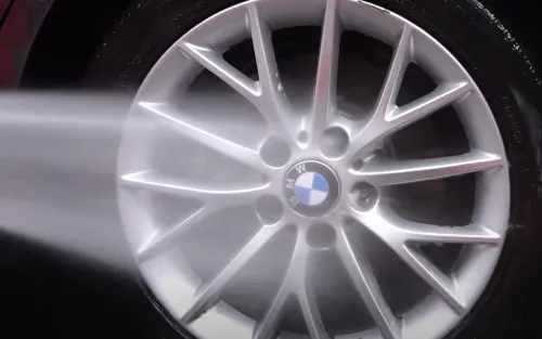 휠 분진 고압수만으로 해결 불가