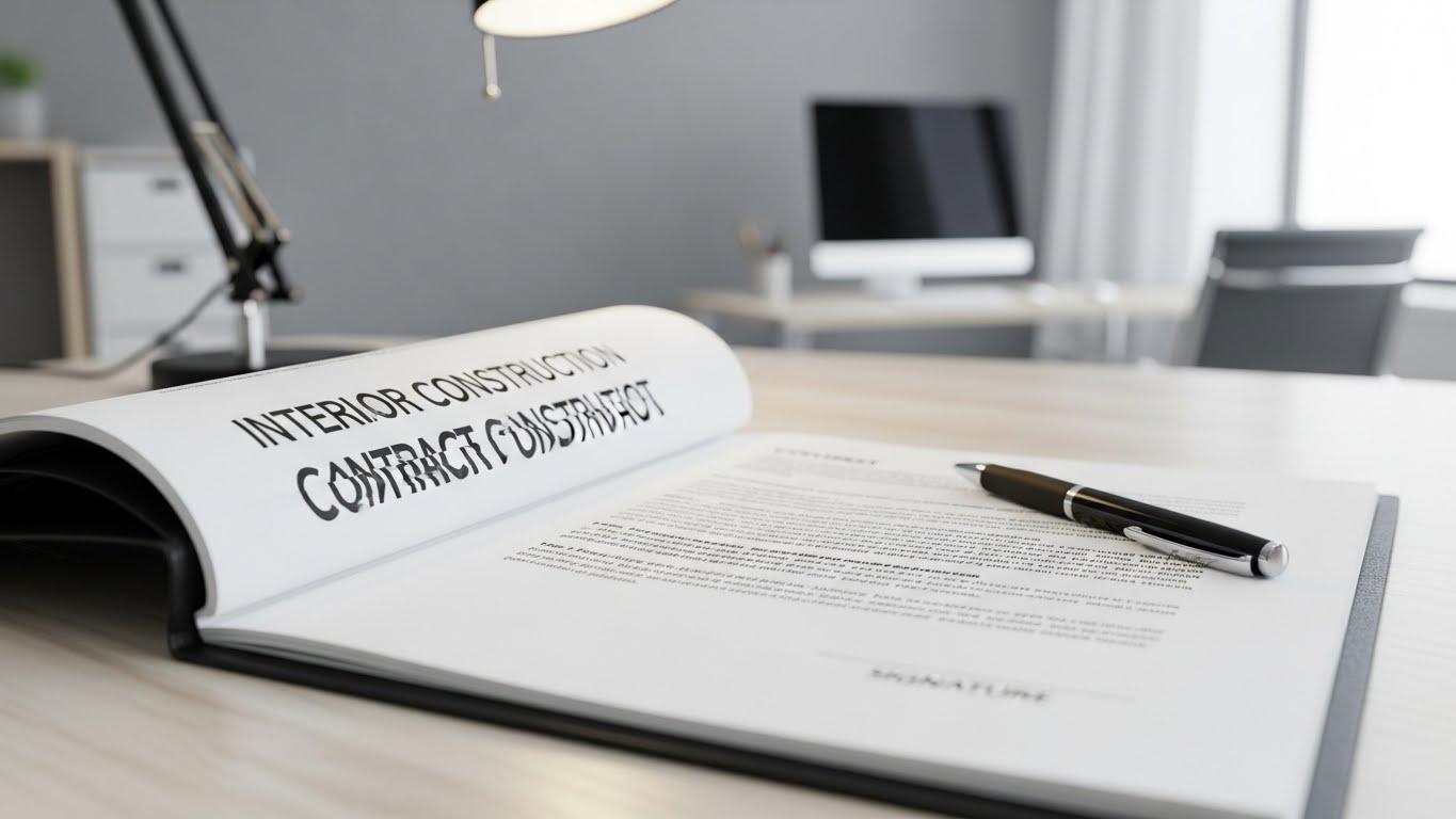 인테리어 공사 표준계약서