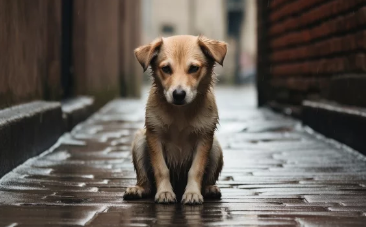 우울한 강아지/출처:어도비스톡