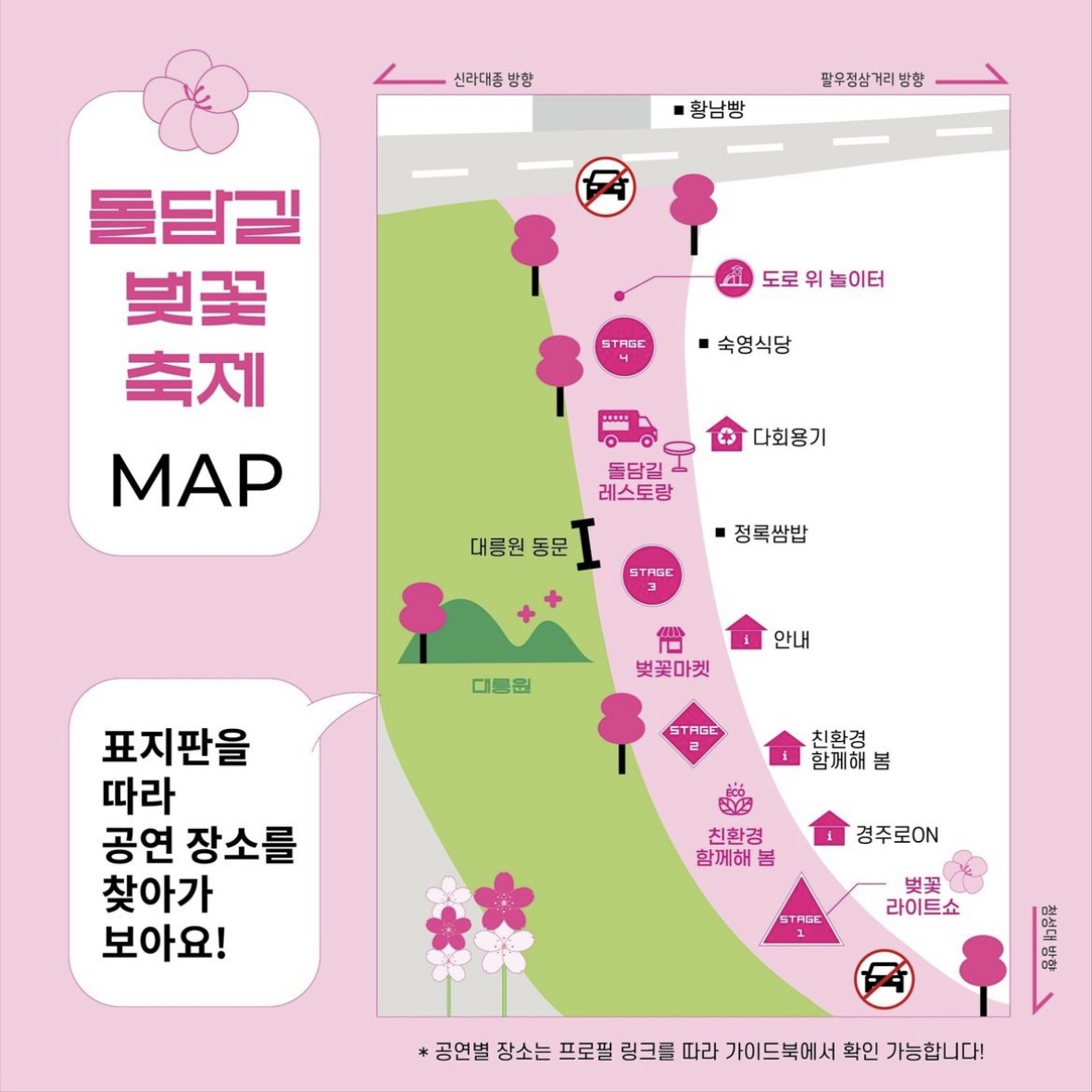 경주 대릉원돌담길 벚꽃축제