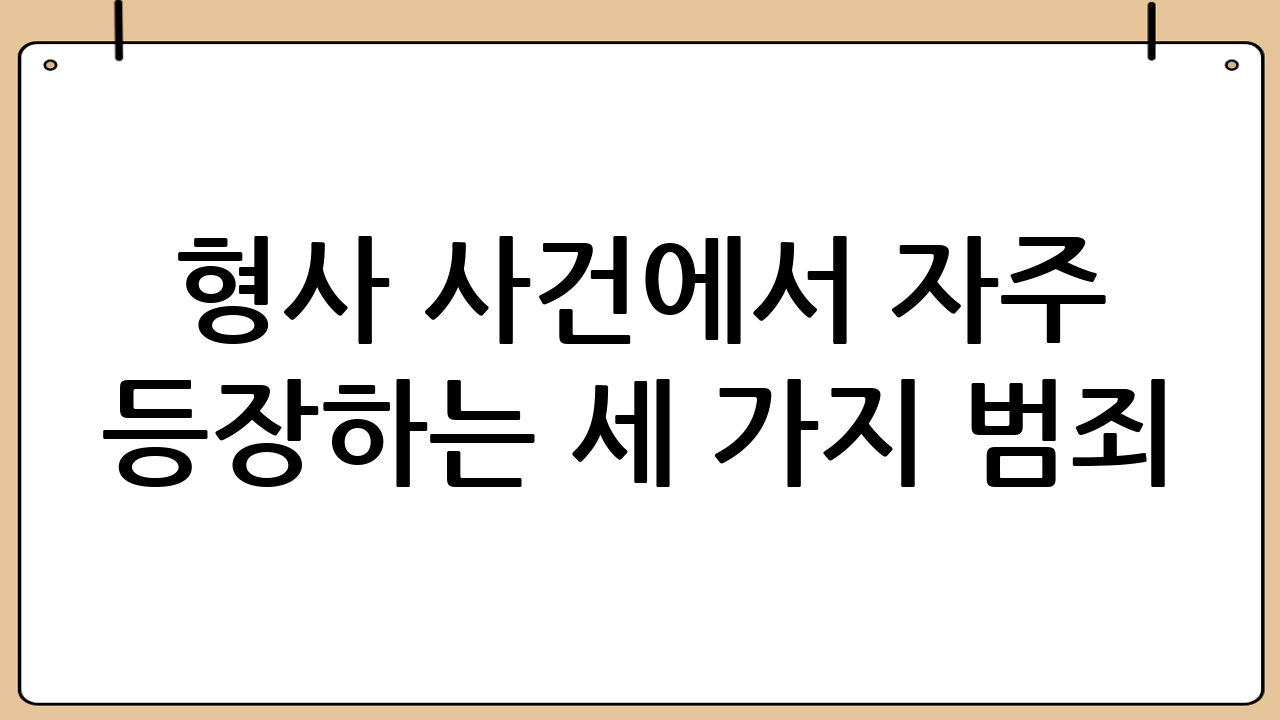 형사 사건에서 자주
