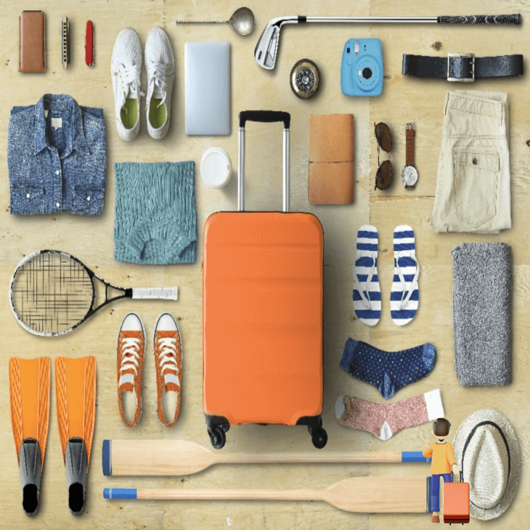 여행 준비 사진