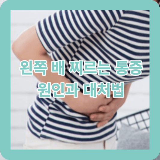 왼쪽 배 찌르는 통증 원인과 대처법 썸네일