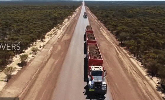 세계 최초의 자율주행 로드 트레인