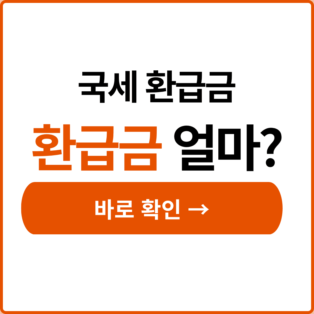국세환급금 조회방법