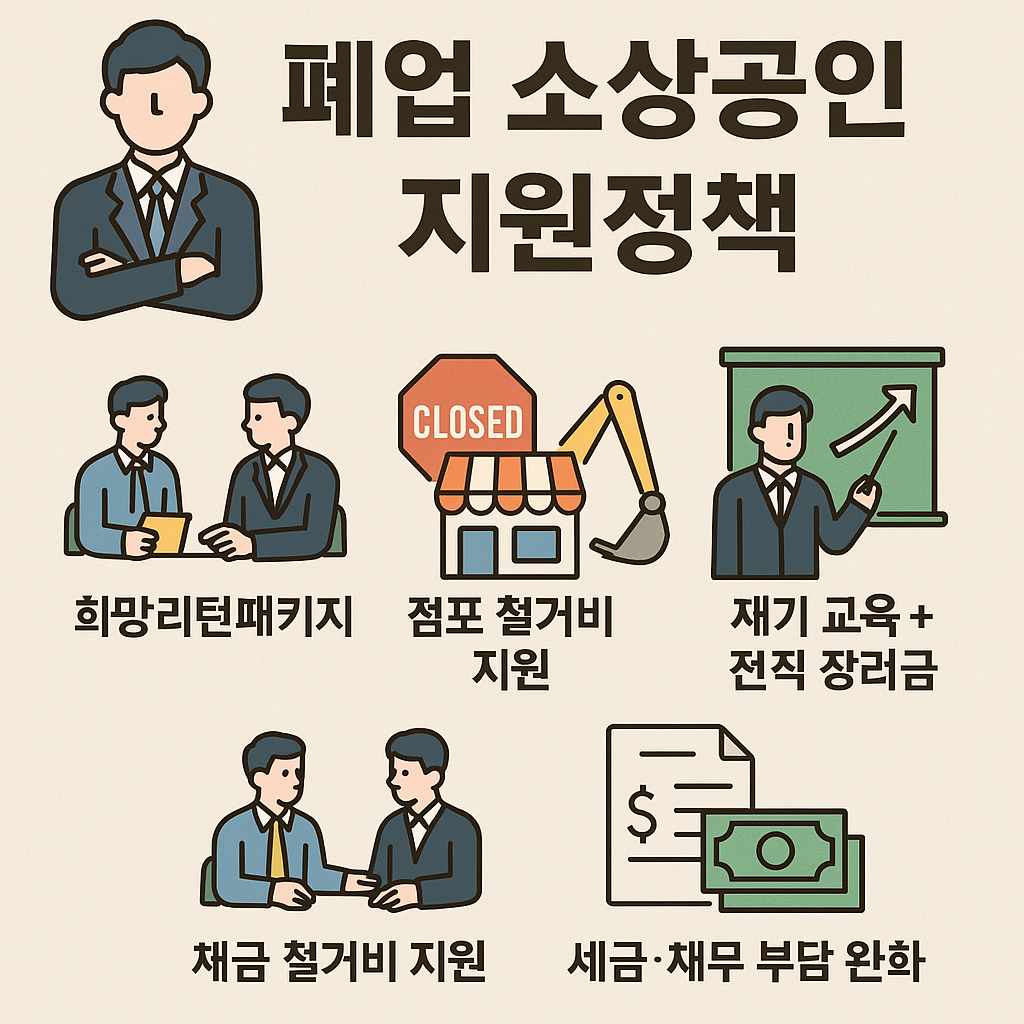 2025년 폐업 소상공인 지원 정책 총정리