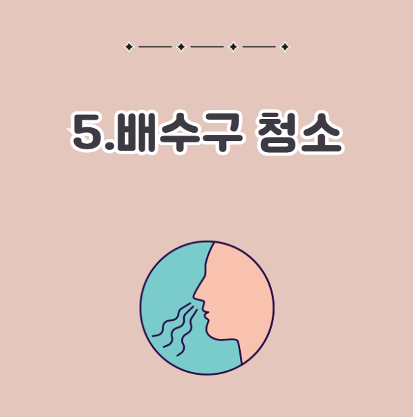 집 냄새 빼는 법, 배수구 청소하기