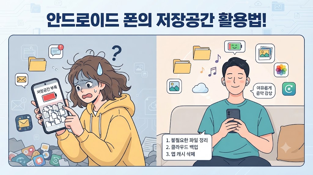안드로이드 저장공간 늘리는 법