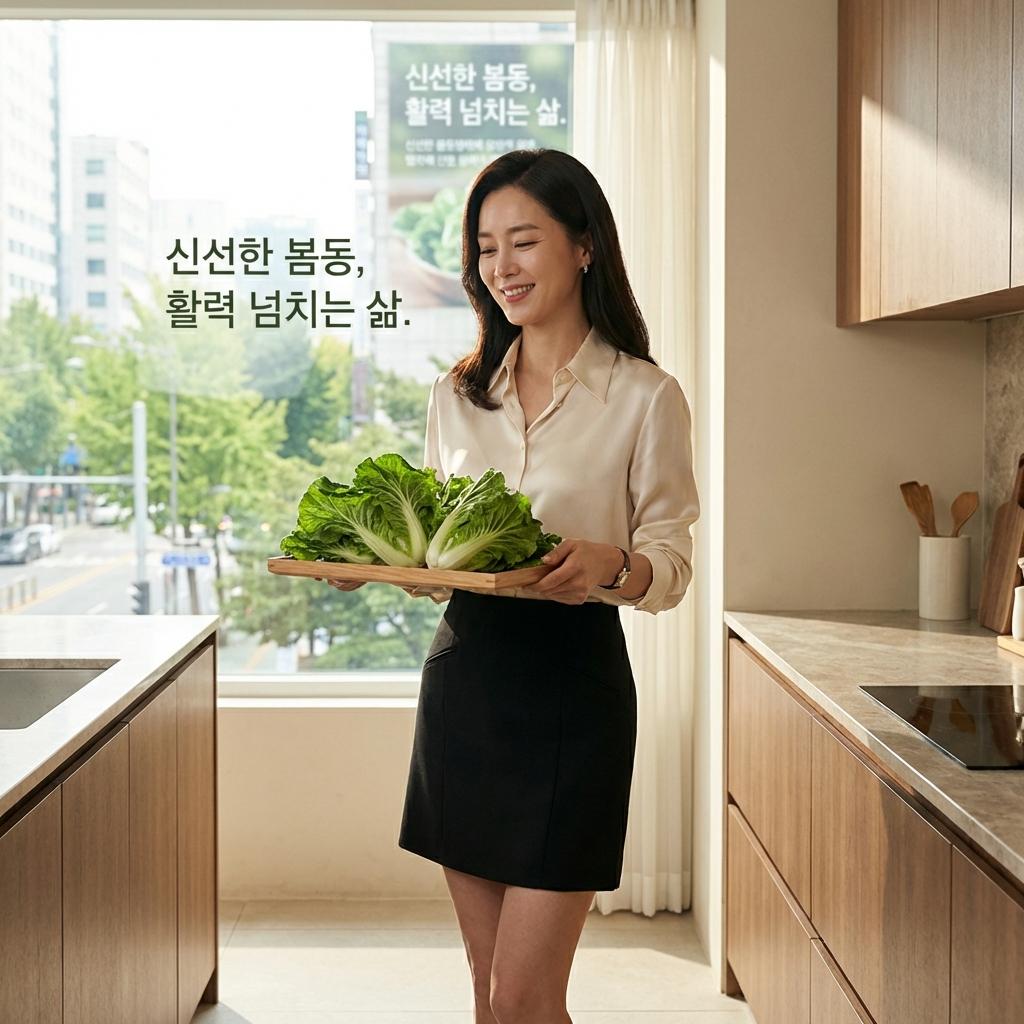 갱년기 골다공증 예방을 위한 봄동 섭취법