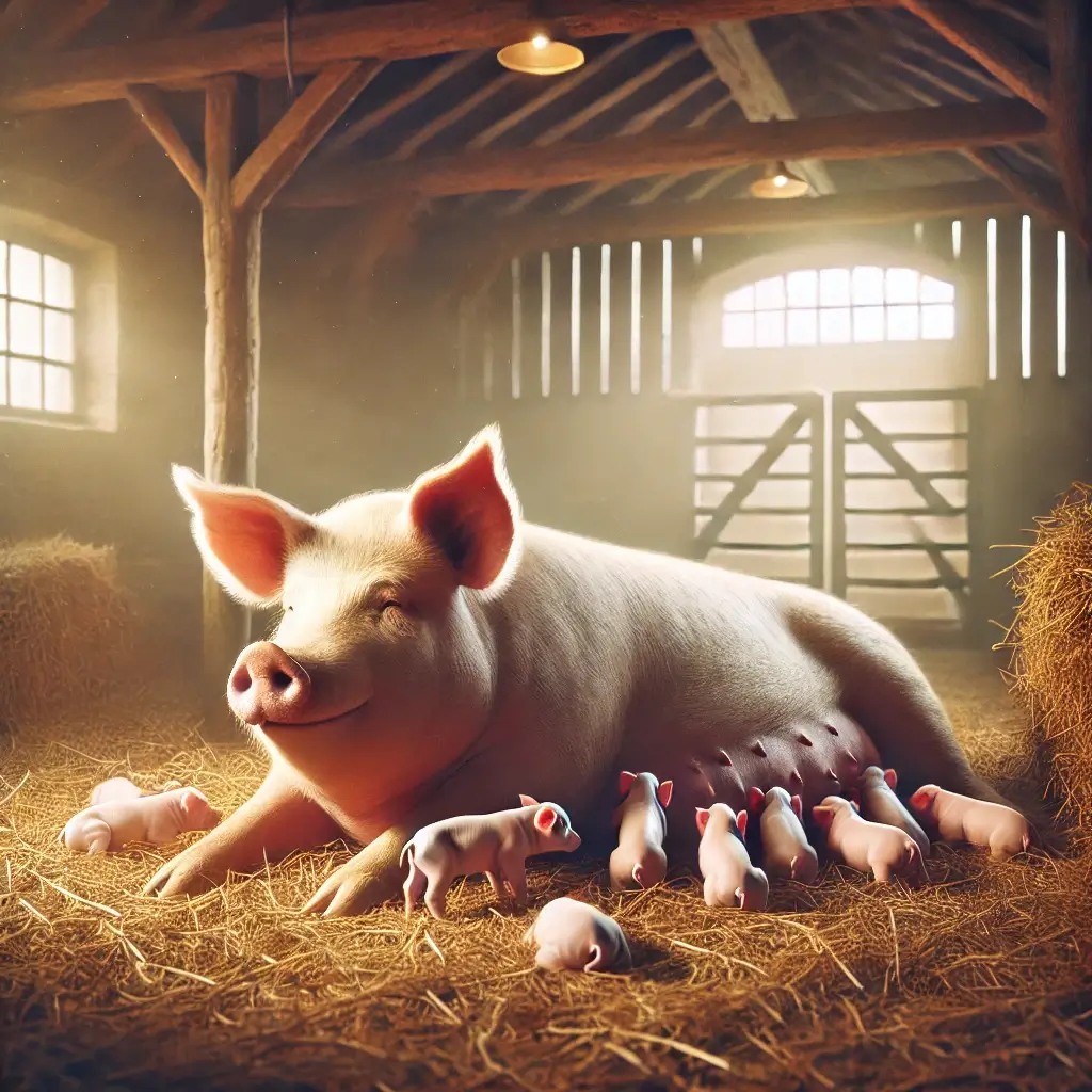 돼지-새끼들-마굿간