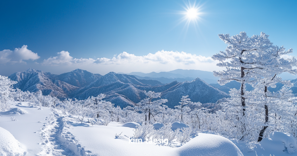 북한산의 사계절
