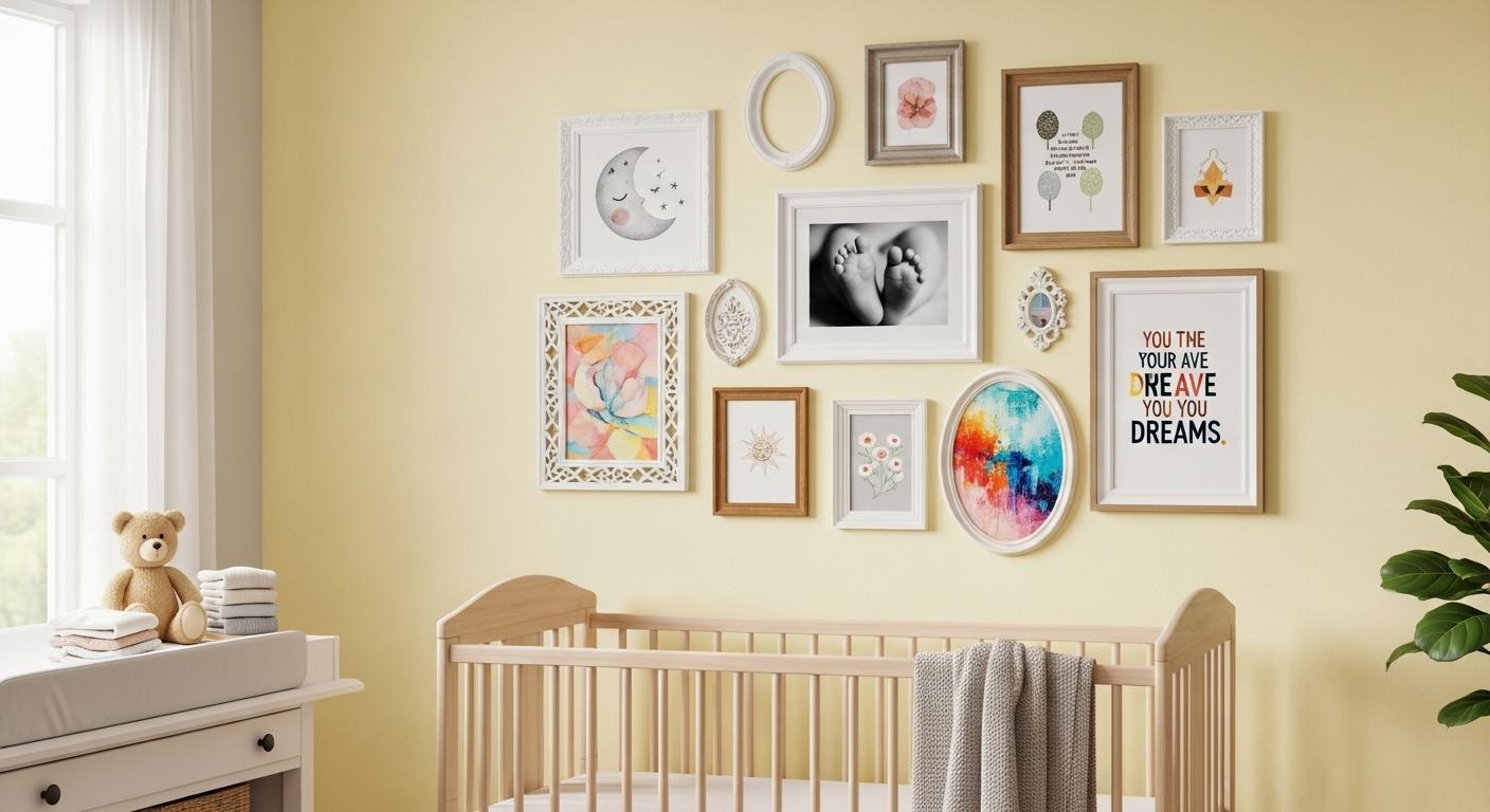 아기방 액자