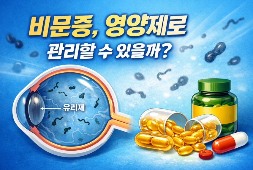 날파리 증상 완화에 도움 되는 눈 영양제 TOP 5 총정리