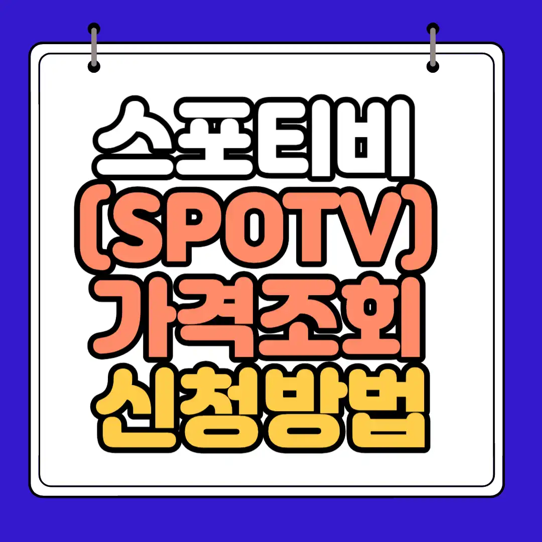 스포티비 가격확인