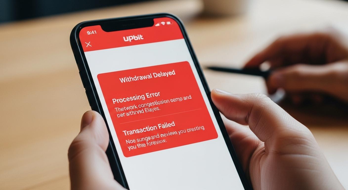 업비트 출금지연