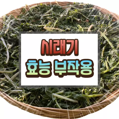 시래기 효능 부작용에 대하여