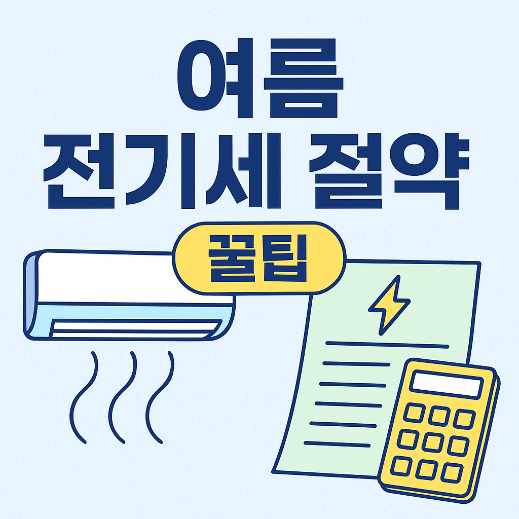 여름철 전기요금 조회 및 절약 팁