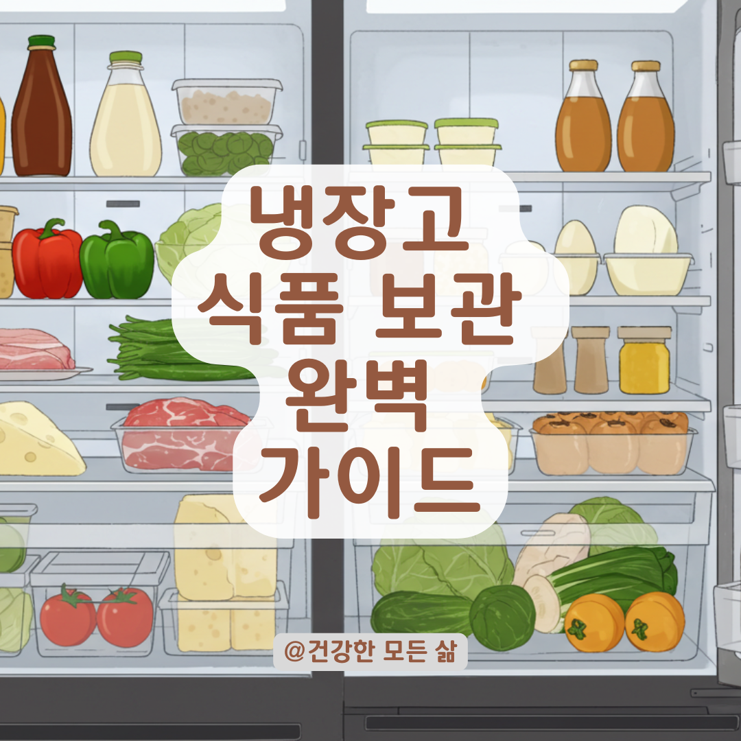 냉장고 속 식품별 최적 보관 위치와 기간 가이드.