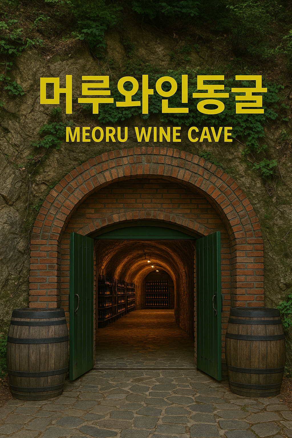 머루와 와인 동굴 이미지