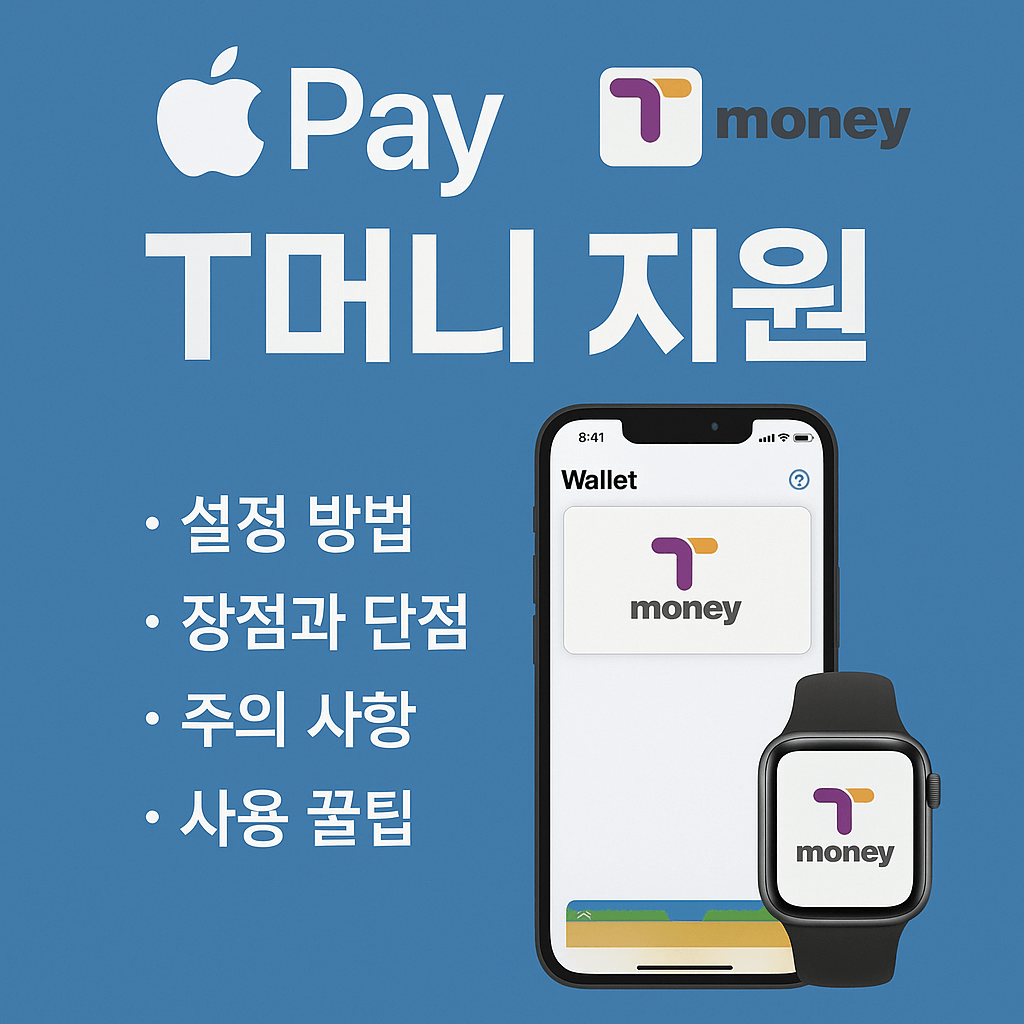 애플페이 T머니 지원 완전 정복