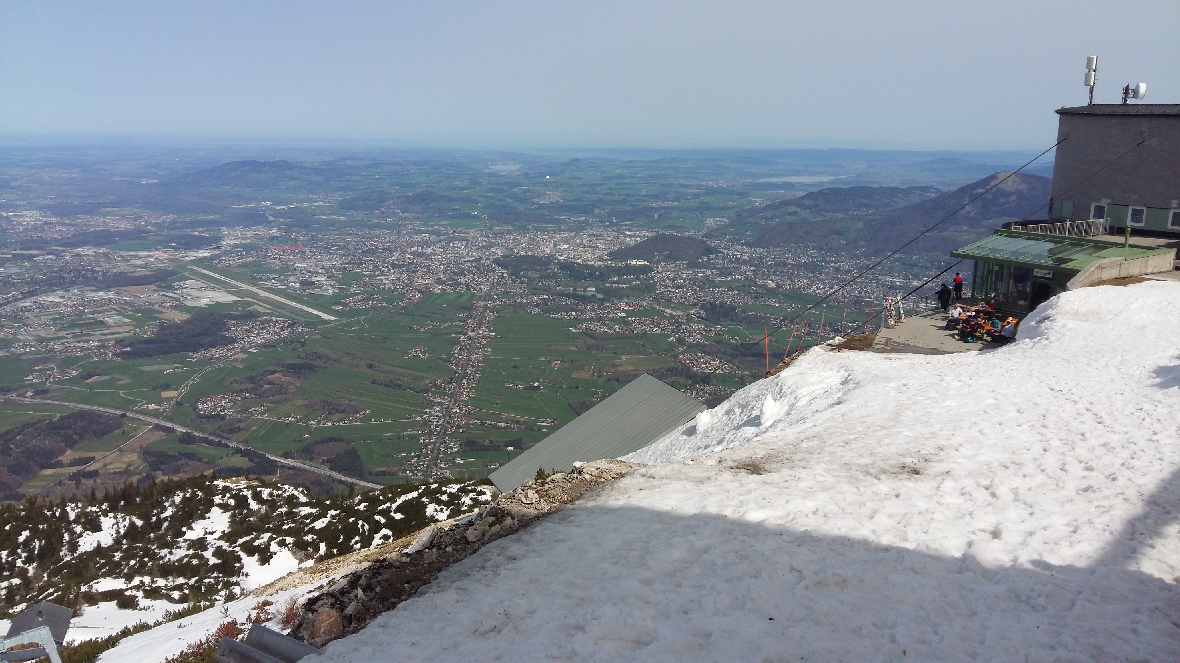 오스트리아 잘츠부르크 만년설산 정상