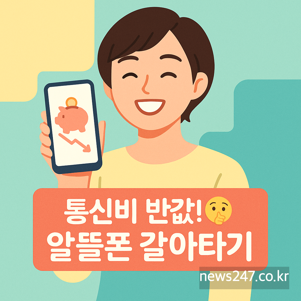 통신비 반값! 🤫 알뜰폰으로 갈아타는 비법