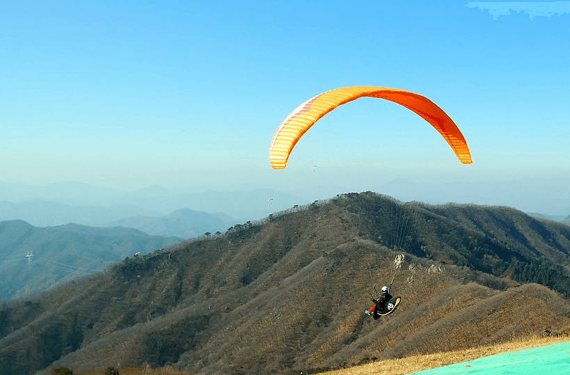 유명산-패러글라이딩