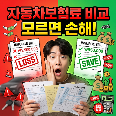 자동차보험료 비교&amp;#44; 모르면 손해 보는 최신 정보 정리